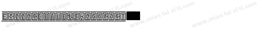 BinnerDOTW01 Regular字体转换